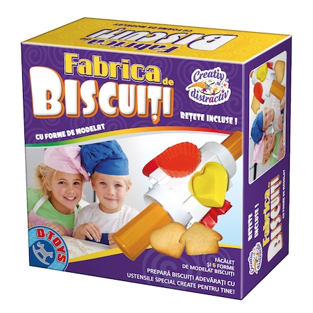 Joc Creativ D-Toys Fabrica de Biscuiti, Set de Decorat Biscuiti - D-TOYS [1]
