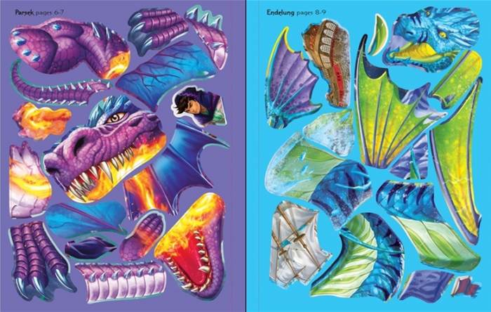 Build your own dragons sticker book [3]