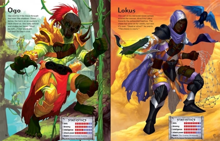 Build your own fantasy warriors sticker book [2]
