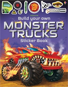 Build your own monster trucks sticker book [1]