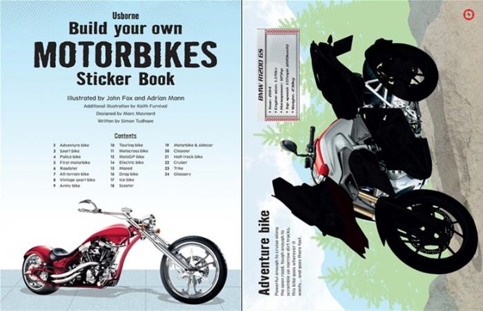 Build your own motorbikes sticker book [2]