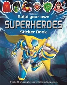 Build your own superheroes sticker book [1]