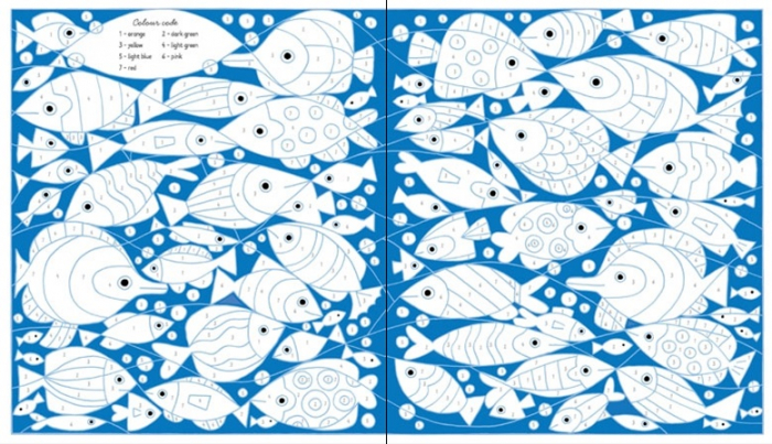 Colour by numbers book [3]