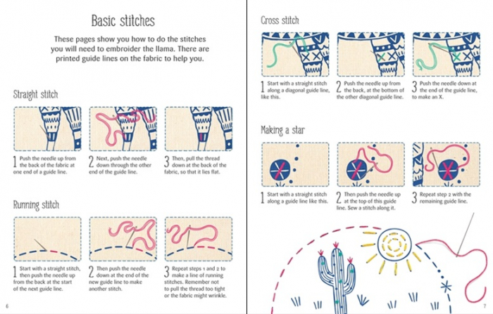 Embroidery kit: Llama [2]