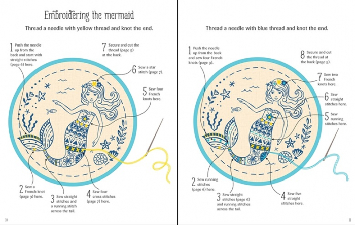 Embroidery kit: Mermaid [3]