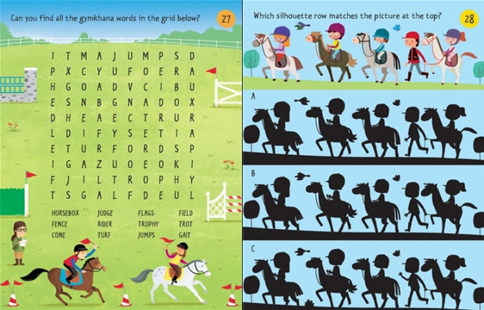 Horses and ponies puzzles pad [4]