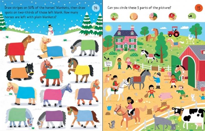 Horses and ponies puzzles pad [2]