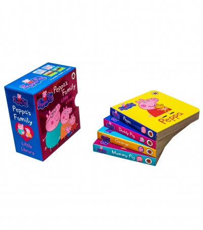 Peppa Pig Peppa's Family Little Library Collection 4 Books Set [2]