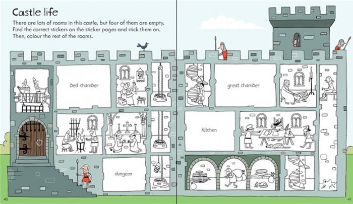 Little children's knights and castles activity book [4]