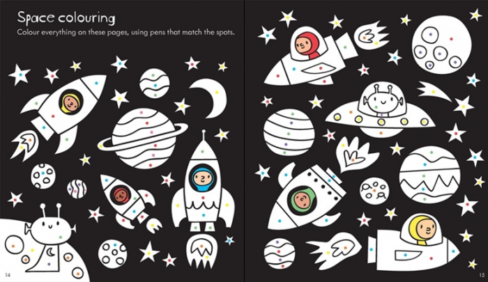 Little children's space activity book [2]