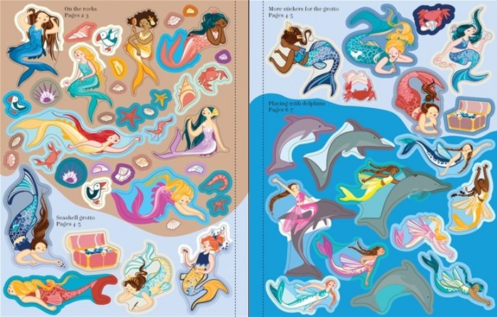 Mermaids sticker book [3]