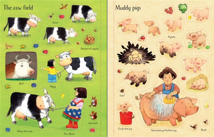 Poppy and Sam's animals sticker book [4]