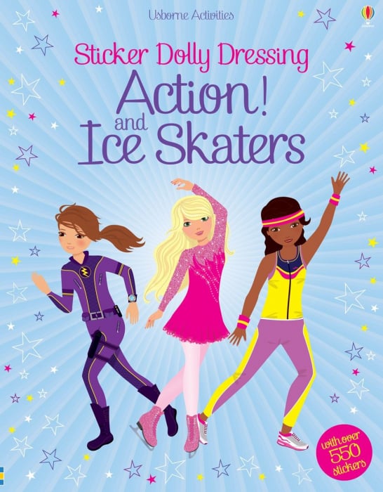 Sticker dolly dressing Action! and Ice Skaters [1]