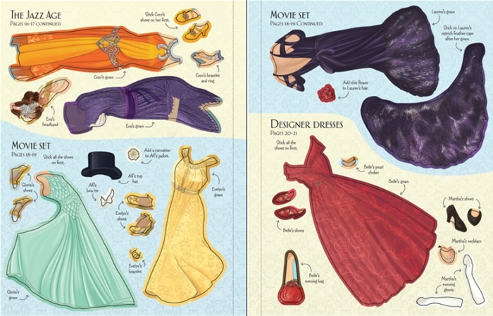 Sticker dolly dressing Ball gowns [3]