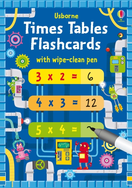 Times tables flash cards [5]