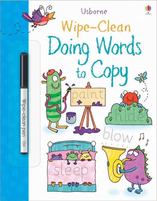 Wipe-clean doing words to copy [1]