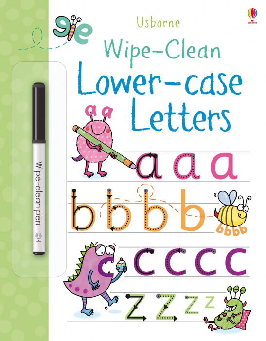 Wipe-clean lower-case letters [1]