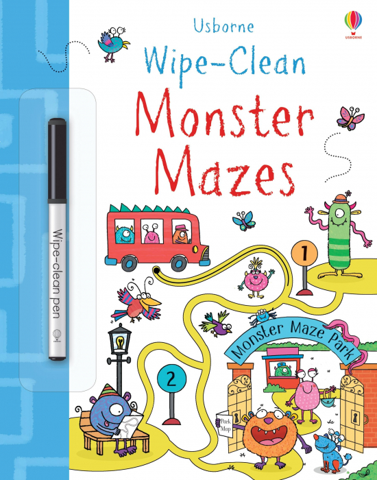 Wipe-Clean Monster Mazes [1]
