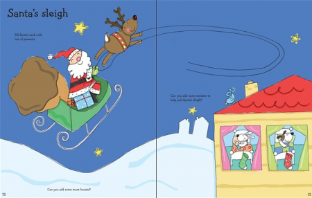 Christmas sticker and colouring book [2]
