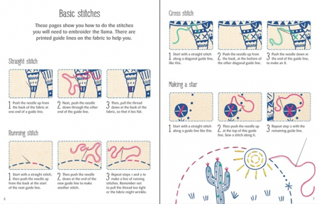 Embroidery kit: Llama [1]