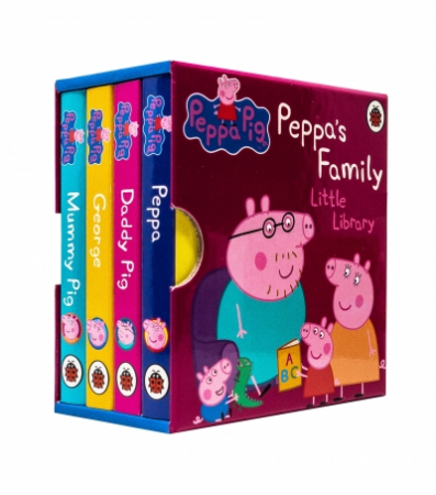 Peppa Pig Peppa's Family Little Library Collection 4 Books Set [0]
