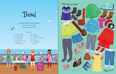 Sticker dolly dressing Holiday and travel [3]