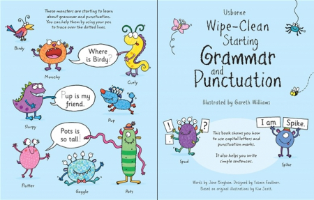 Wipe-clean starting grammar and punctuation [3]