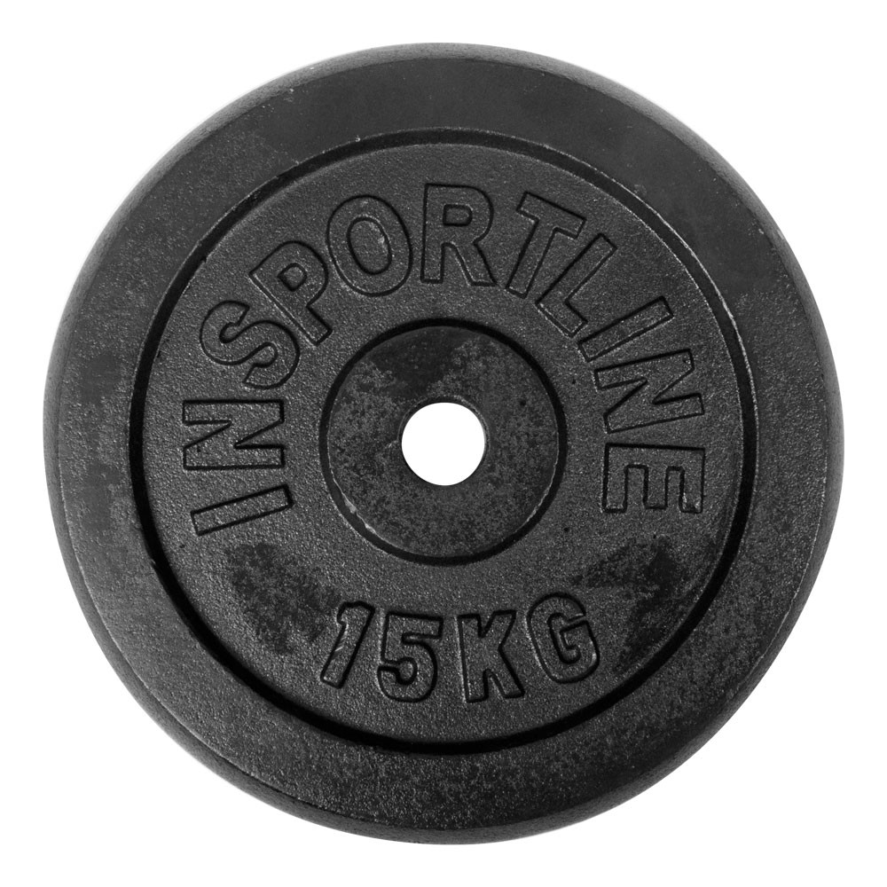 Aparate fitness - Disc greutate din fonta inSPORTline CastCzech 15 kg/ 30 mm