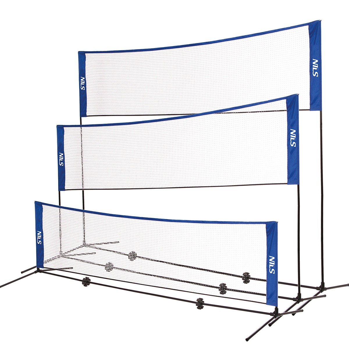 Aparate fitness - Fileu Multifunctional 3in1 BADMINTON + TENIS + VOLEI NILS NT7111