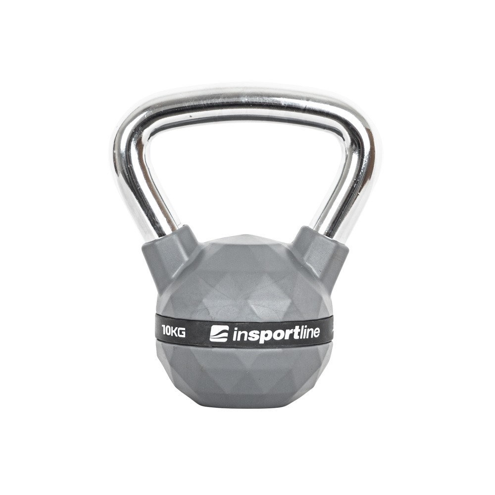 Set Gantere Kettlebell acoperit cauciuc inSPORTline PU 4 – 20 kg [5]