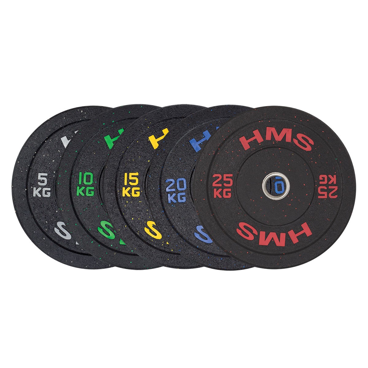 Greutate Bumper Plate 10 kg/51 mm HMS HTBR10-verde [3]