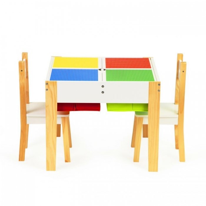Set de masa cu doua scaune pentru copii Ecotoys XKF002 [5]