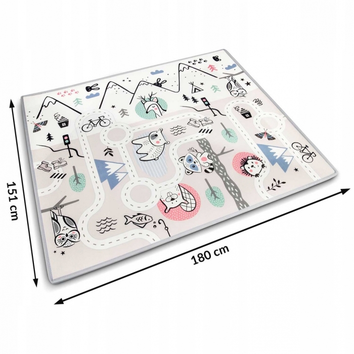 Salteluta de joaca 180 x 150 x 1.5 cm Nukido NK-342 - Bej [7]