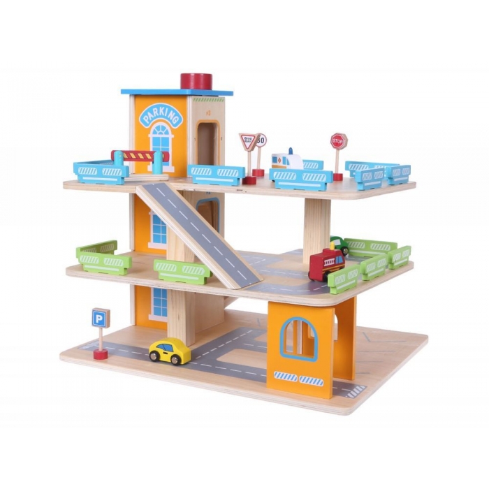 Garaj tip pista pentru masinute cu lift si masinute Ecotoys 1085 [1]