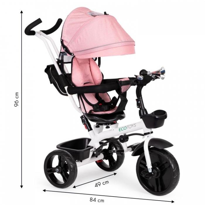 Tricicleta cu sezut reversibil Ecotoys JM-322 [6]
