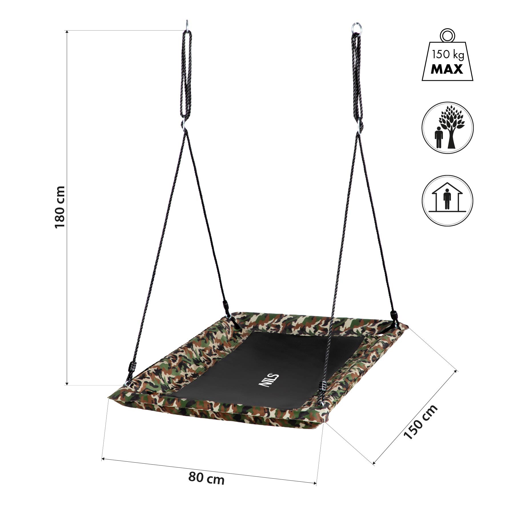 Leagan dreptunghiular Nils NB5043, Camuflaj [1]