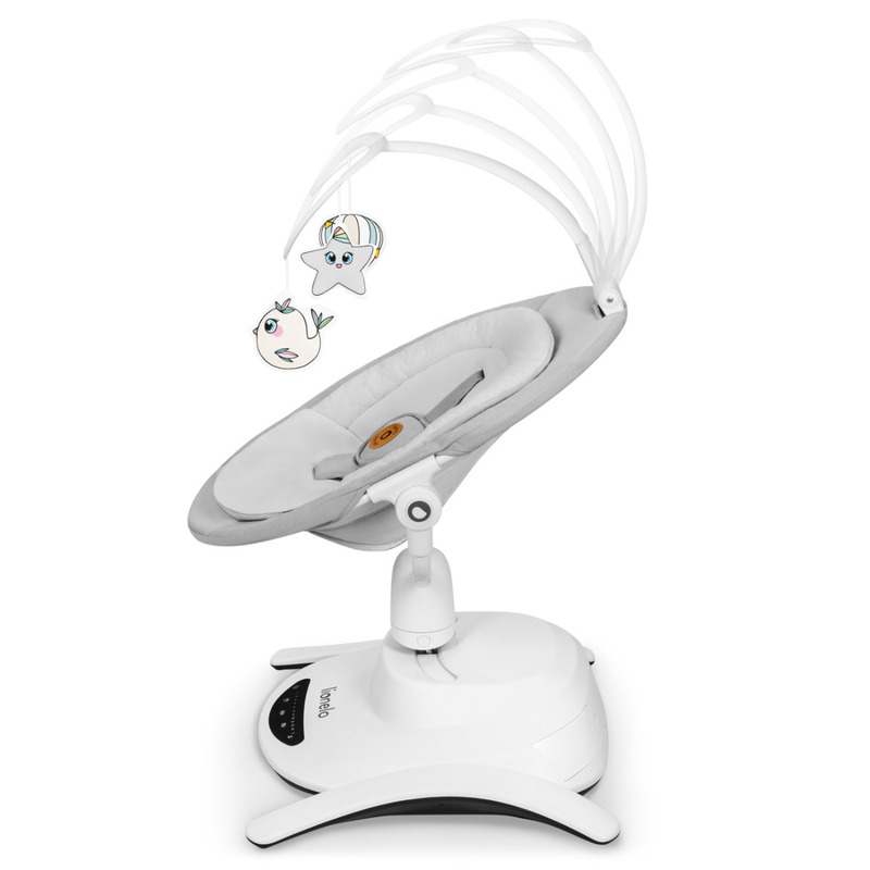 Lionelo - Balansoar multifunctional Bella Electric cu ecran tactil si telecomanda Gri [4]