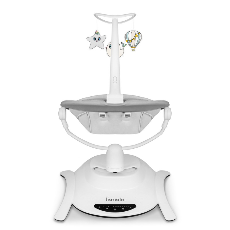 Lionelo - Balansoar multifunctional Bella Electric cu ecran tactil si telecomanda Gri [6]