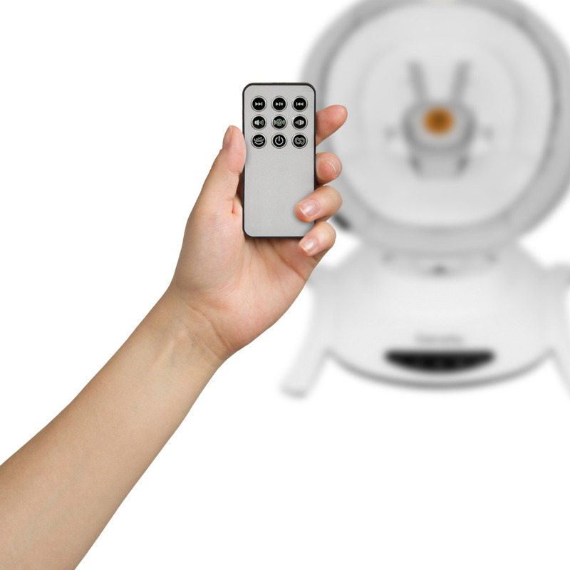 Lionelo - Balansoar multifunctional Bella Electric cu ecran tactil si telecomanda Gri [15]