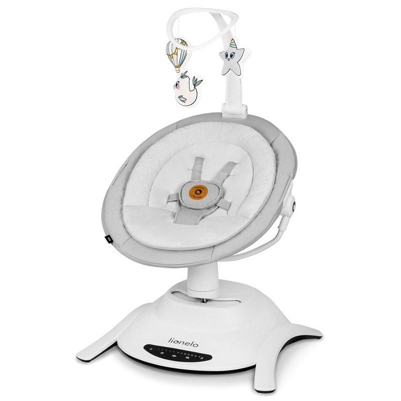 Lionelo - Balansoar multifunctional Bella Electric cu ecran tactil si telecomanda Gri [1]