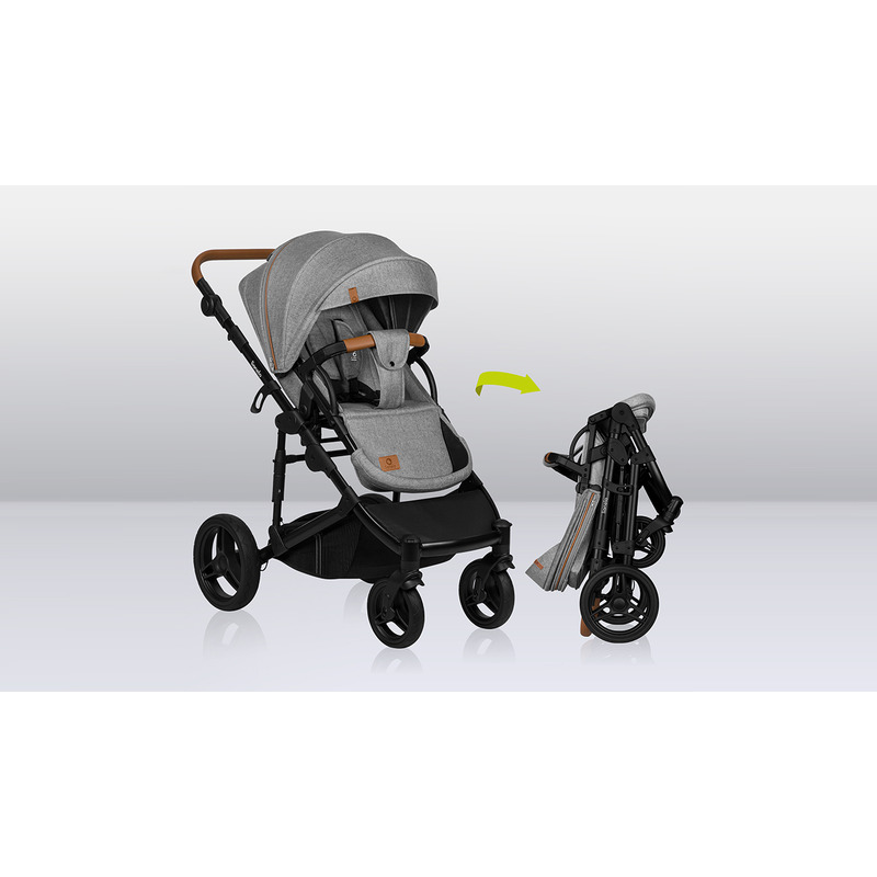 Carucior 2 in 1 Mari Tour Transformabil cu landou cu salteluta moale - Lionelo [13]