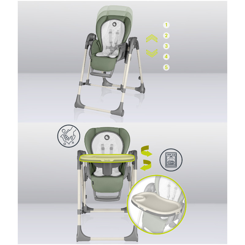 Scaun de masa si balansoar 2 in 1 Laurice - Lionelo [5]