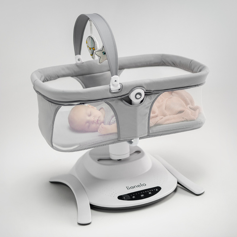 Lionelo - Set 2 in 1 Balansoar si landou Bella 360 cu ecran tactil si telecomanda [3]
