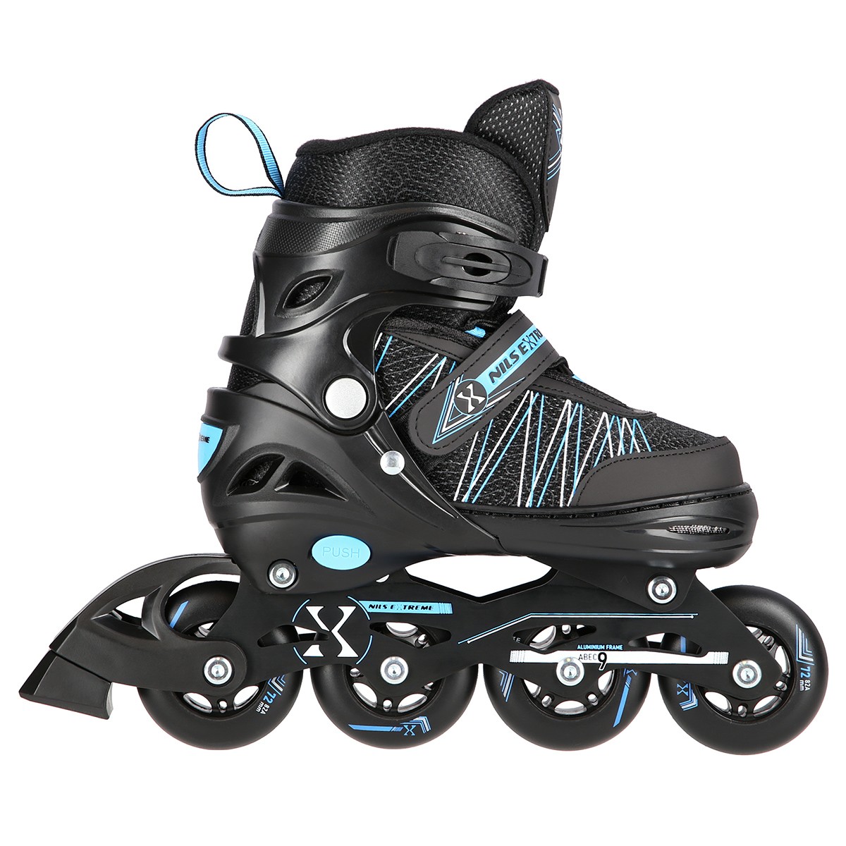 Role Reglabile 2in1 Nils Extreme NH11912A Negru/Albastru [4]