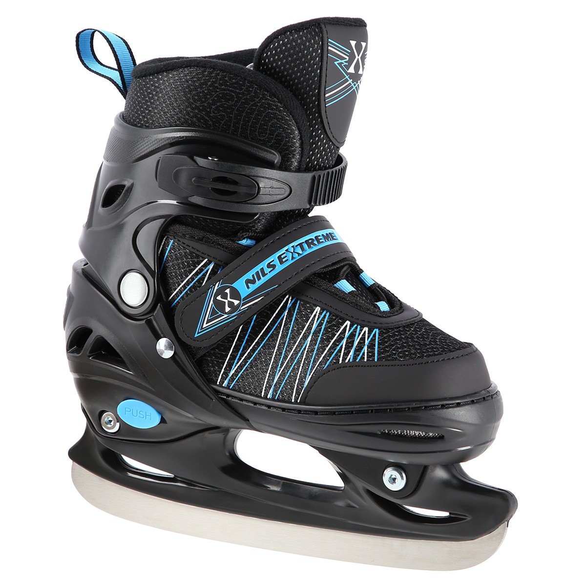 Role Reglabile 2in1 Nils Extreme NH11912A Negru/Albastru [11]