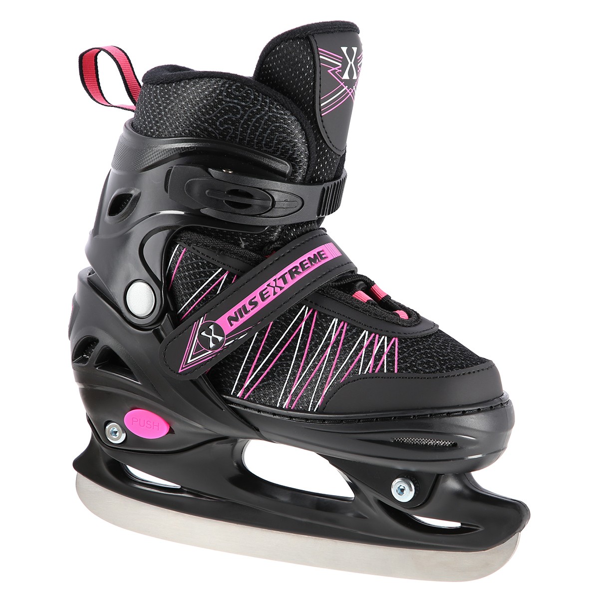 Role Reglabile 2in1 Nils Extreme NH11912A Negru/Roz [11]