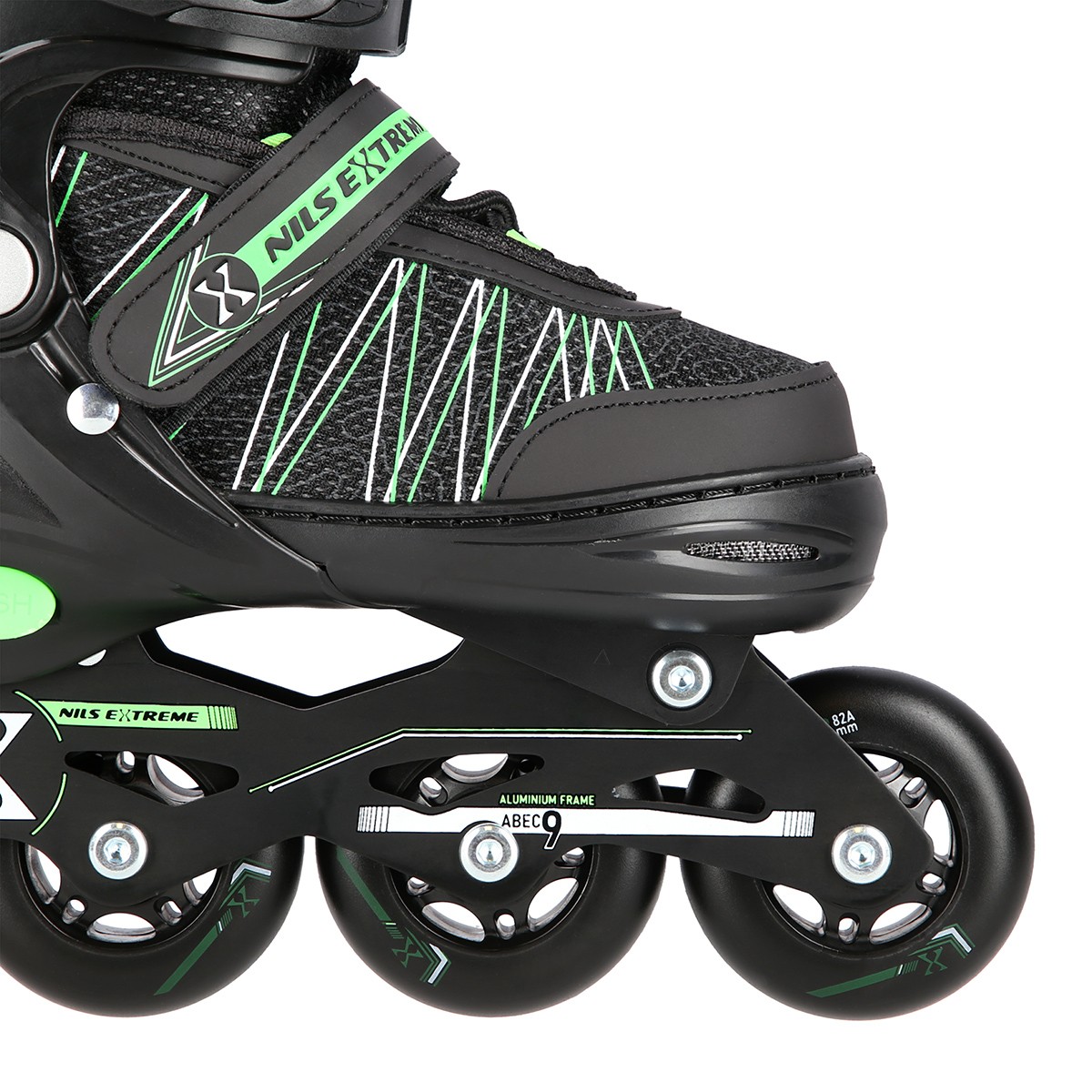 Role Reglabile 2in1 Nils Extreme NH11912A Negru/Verde [5]