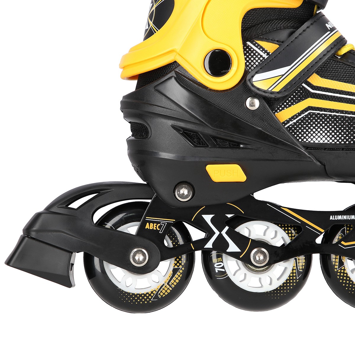 Role Reglabile 2in1 Nils Extreme NH18190 Negru/Galben [6]