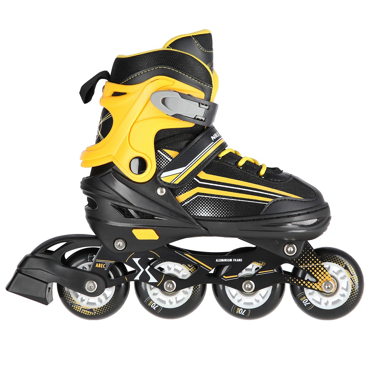Role Reglabile 2in1 Nils Extreme NH18190 Negru/Galben [2]