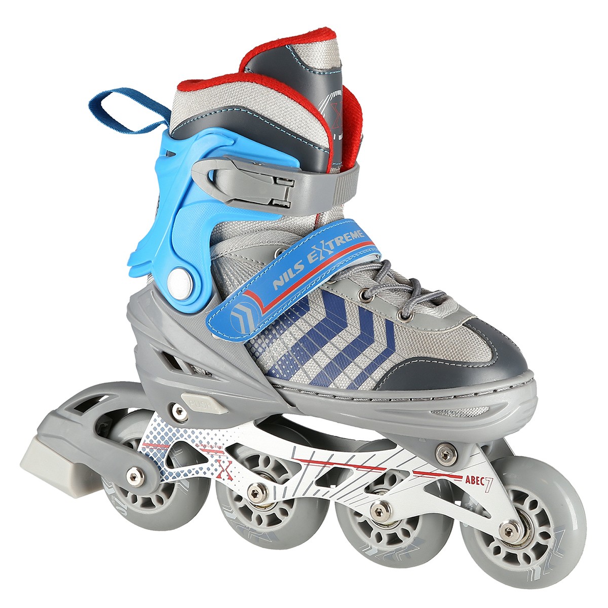 Role Reglabile 4in1 Nils Extreme NH18192 Gri/Albastru [2]